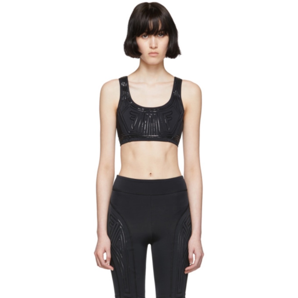 Fendi Freedom Sports Crop Top in Black - NWT